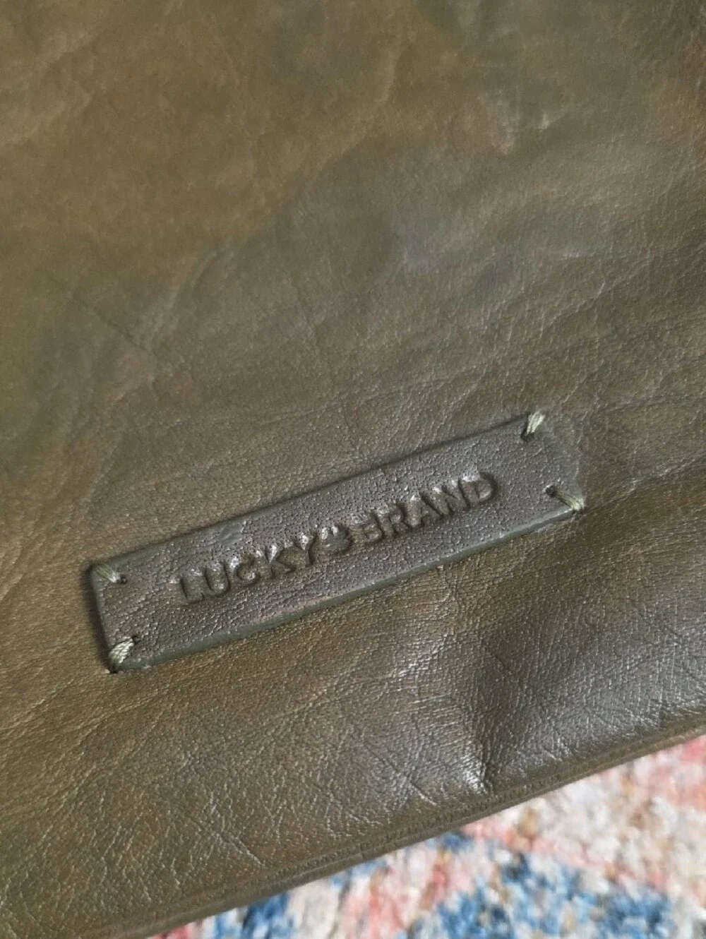 Lucky Brand Olive Crossbody Shoulder Bag